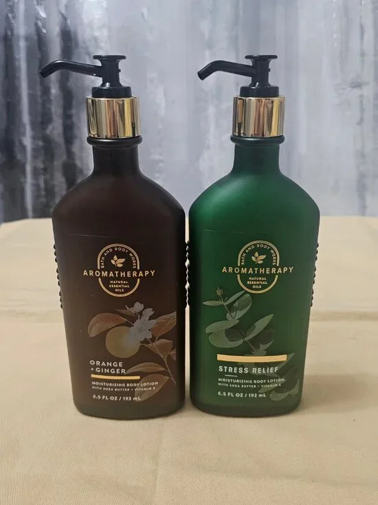 NEW Bath & Body Works Aromatherapy Orange Ginger and Stress Relief Body Lotion - Picture 2 of 3